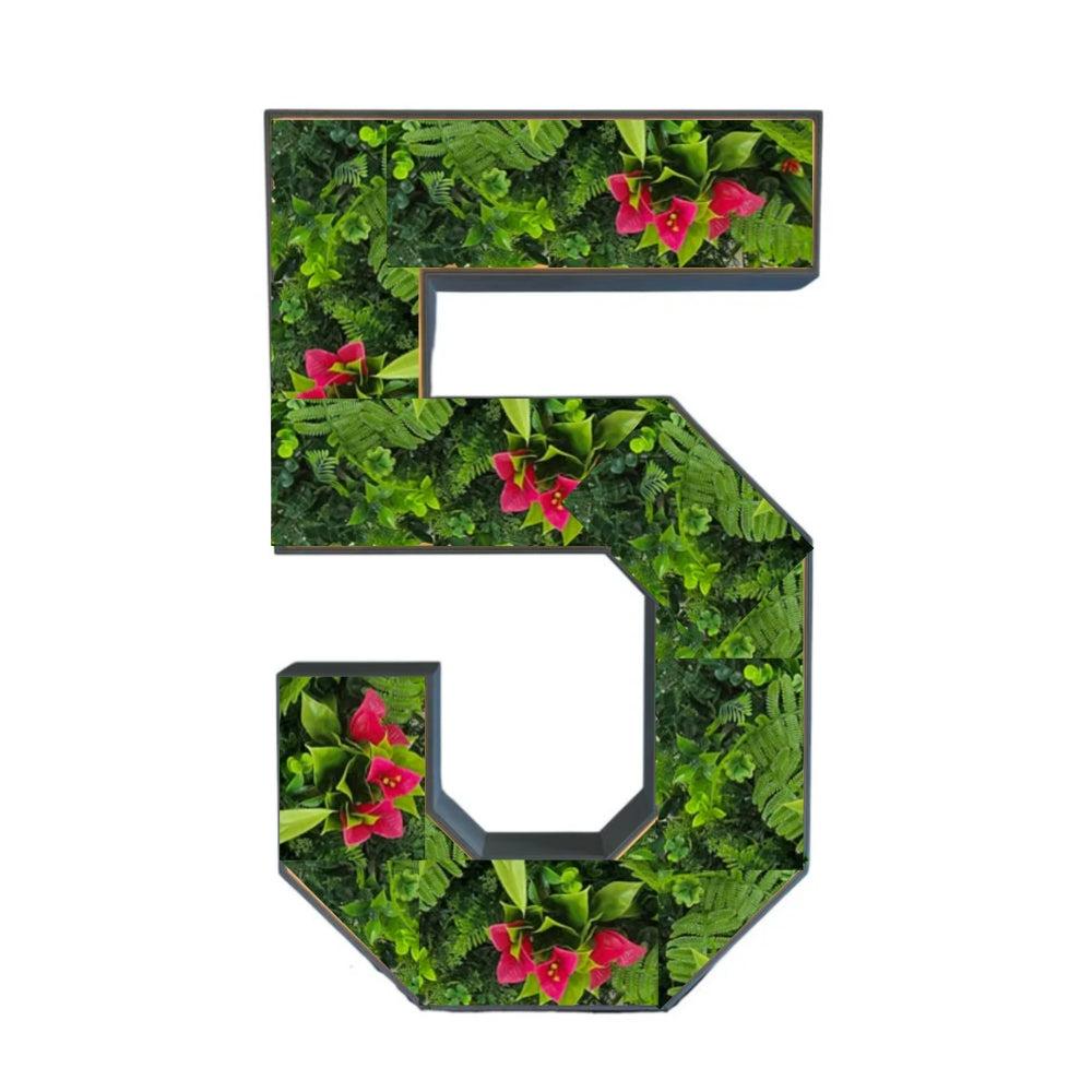 Cijfers met planten - 5