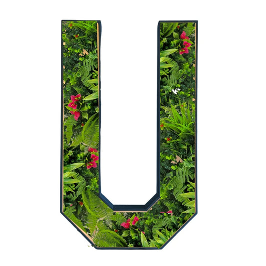 Letters met planten - U