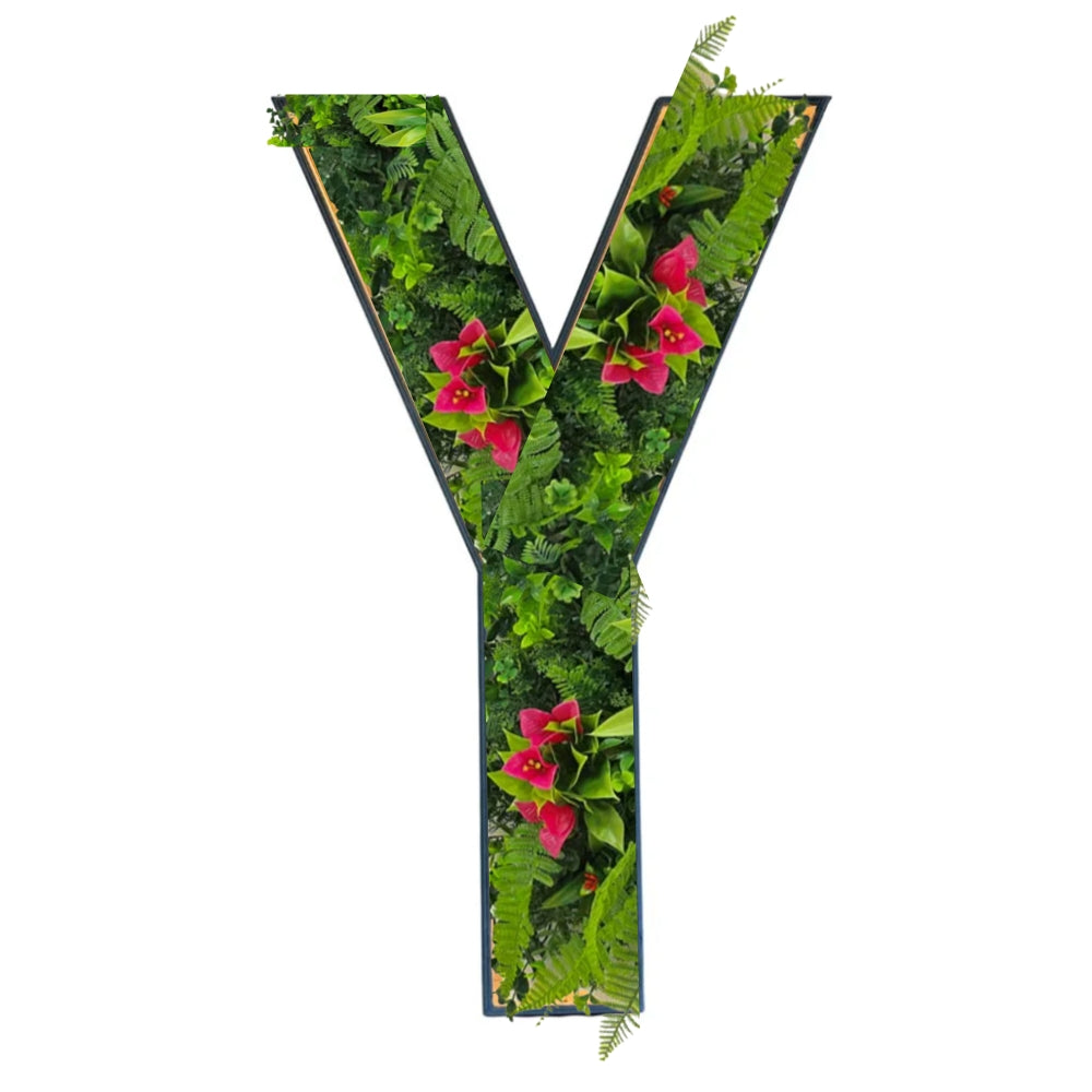 Letters met planten - Y