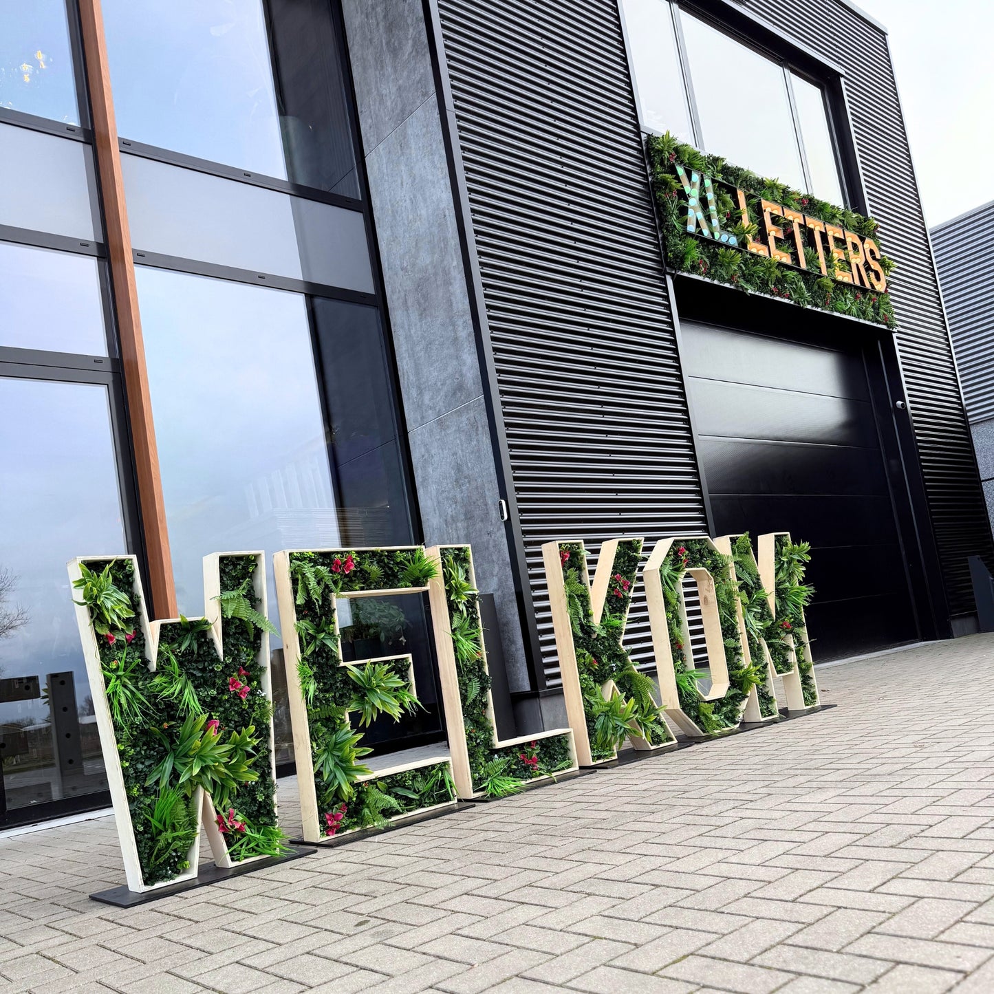 Letters met planten - X