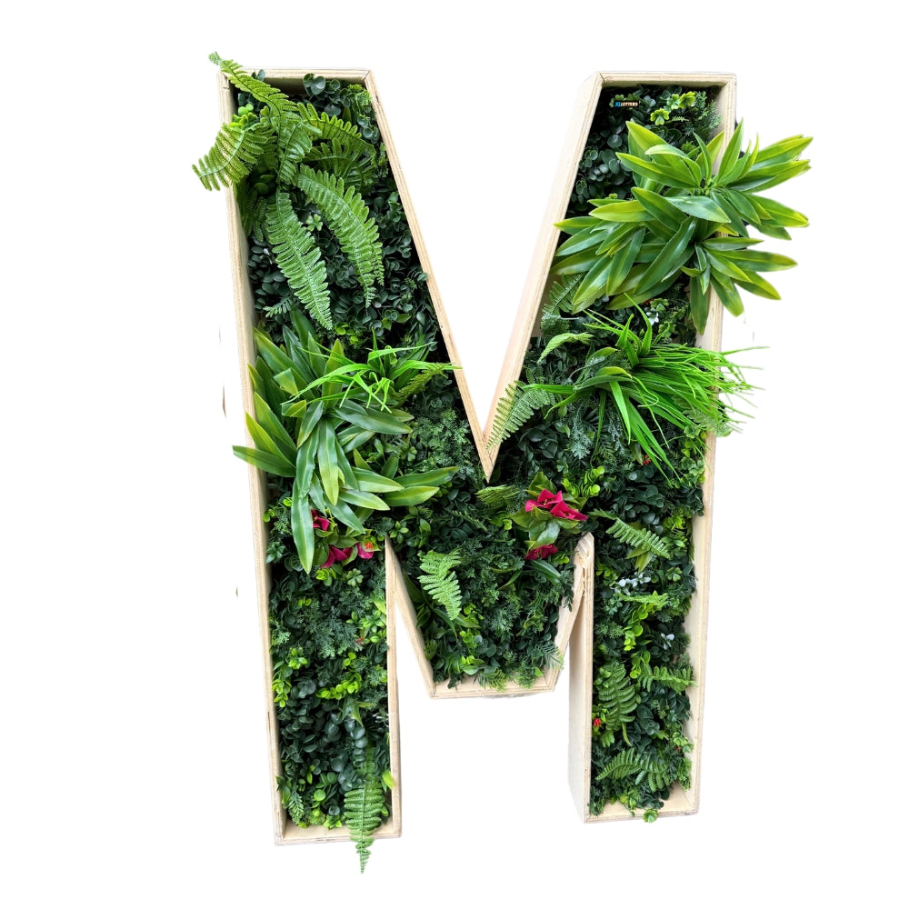 Letters met planten - M