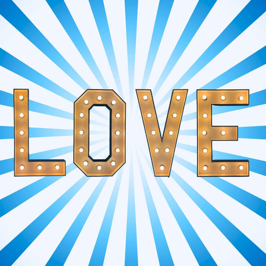 LOVE Lichtletters (Verhuur / 100CM hoog)