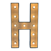 Lichtletter H (Verhuur / 100CM hoog)