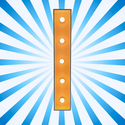 Lichtletter I (Verhuur / 100CM hoog)
