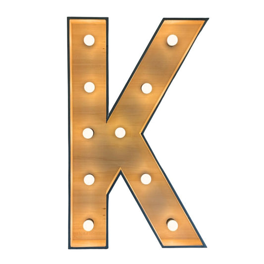 Lichtletter K (Verhuur / 100CM hoog)