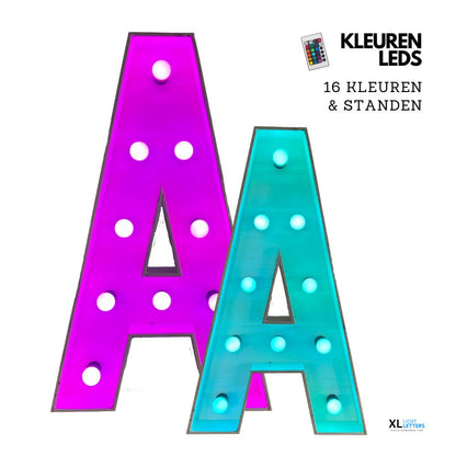 Lichtletters 'WELKOM' (Verhuur / 100CM hoog)