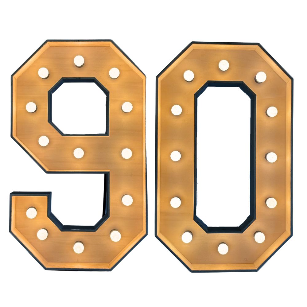 Lichtletters '90' (Verhuur / 100CM hoog)