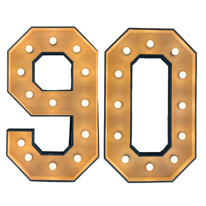 Lichtletters '90' (Verhuur / 100CM hoog)