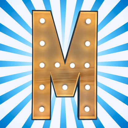 Lichtletter M (Verhuur / 100CM hoog)