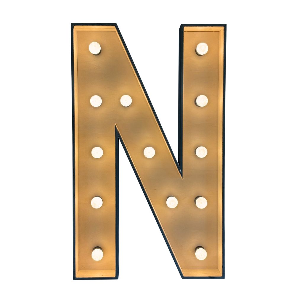 Lichtletter N (Verhuur / 100CM hoog)