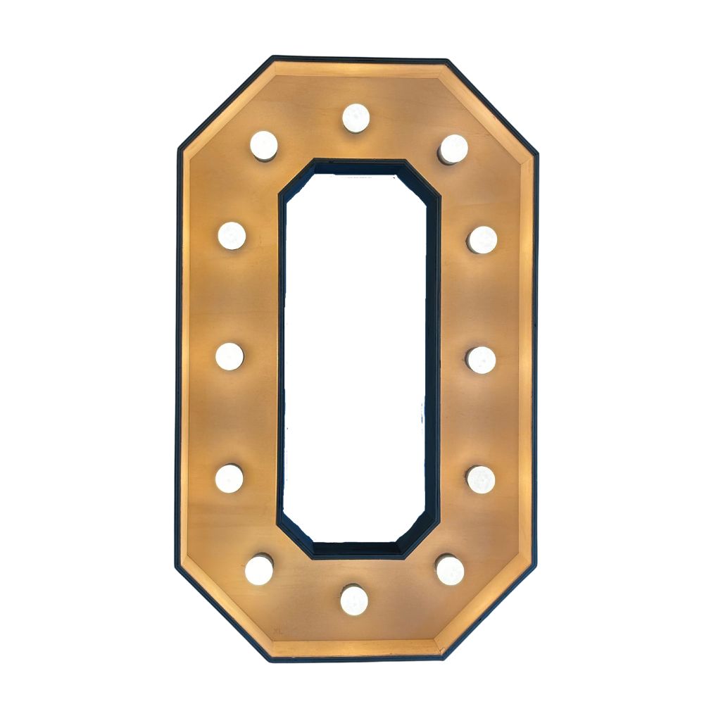Lichtletter O (Verhuur / 100CM hoog)