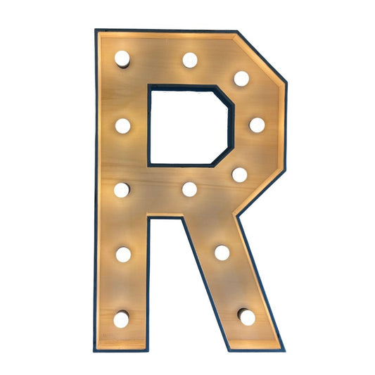 Lichtletter R (Verhuur / 100CM hoog)
