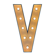 Lichtletter V (Verhuur / 100CM hoog)