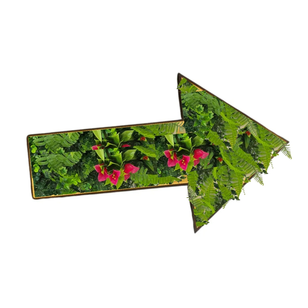 Pijl met planten