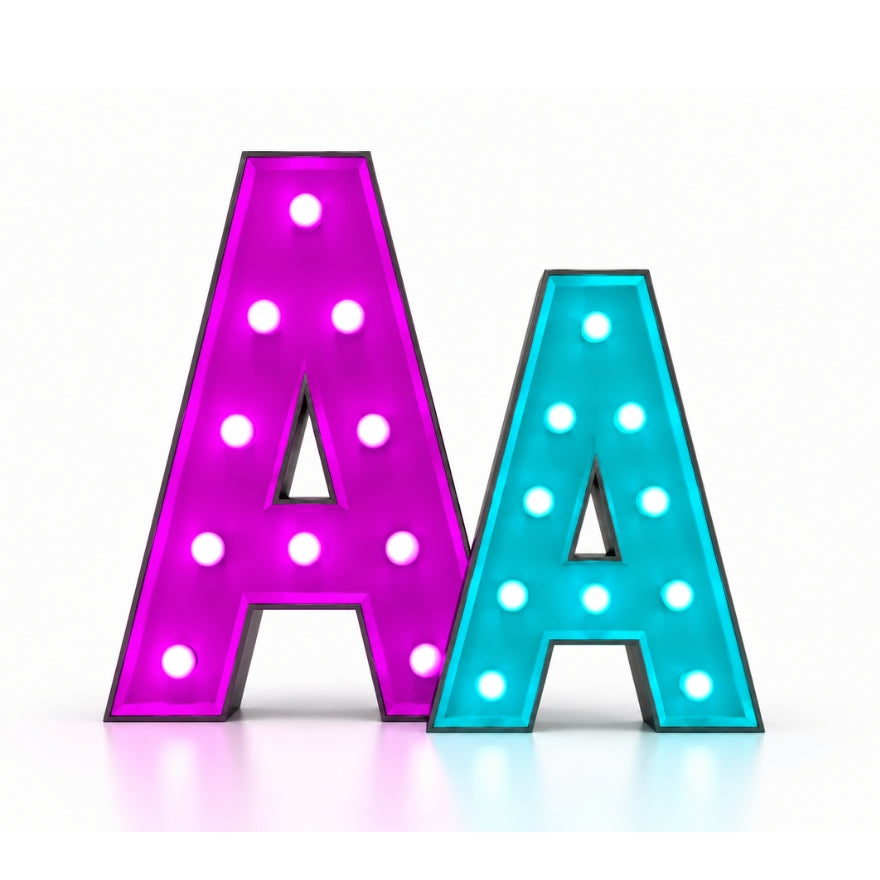 RGB letters