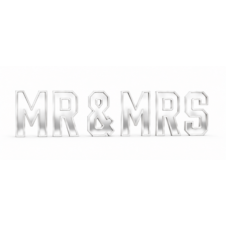 Verhuur - MR&MRS | Letters met spiegels