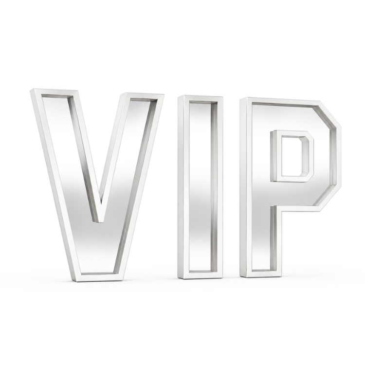 Verhuur - VIP | Letters met spiegels