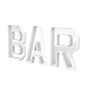Verkoop - BAR | Letters met spiegels