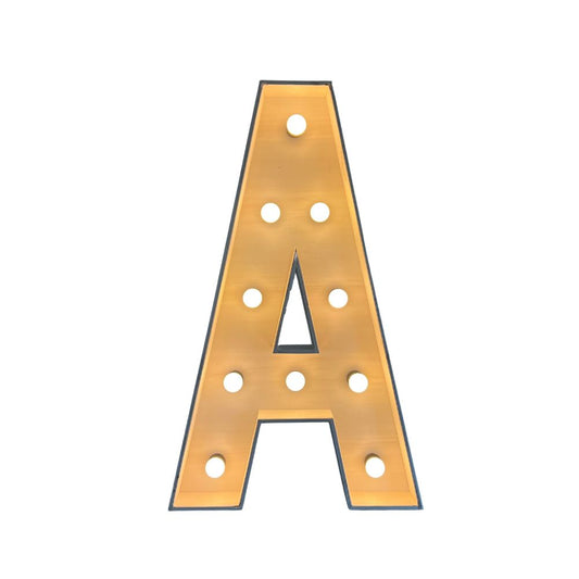 Lichtletter A (Verhuur / 100CM hoog)